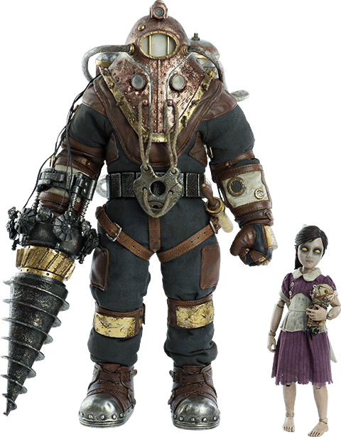 BioShock Subject Delta & Little Sister (Deluxe Version) Sixth Scale Figure Set  (Prototype Shown) View 13