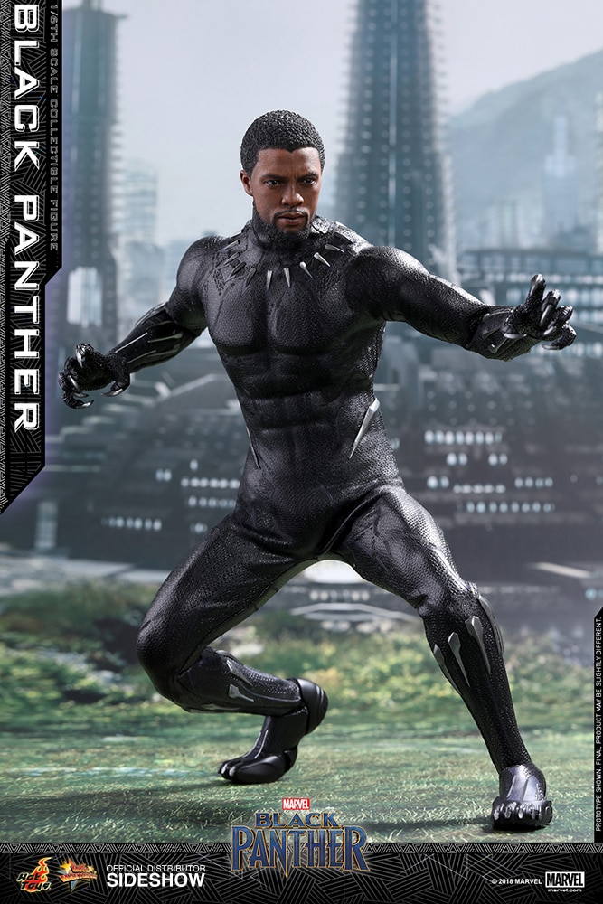 Black panther hot toys 2018 sales