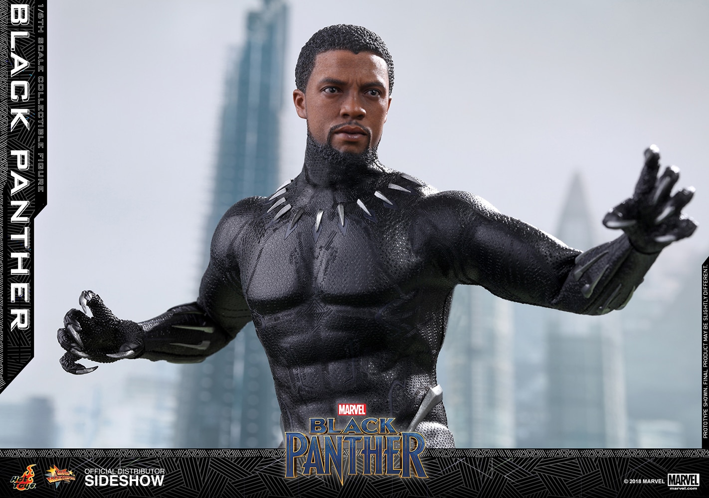 Marvel Black Panther Sixth Scale Figure  (Prototype Shown) View 6