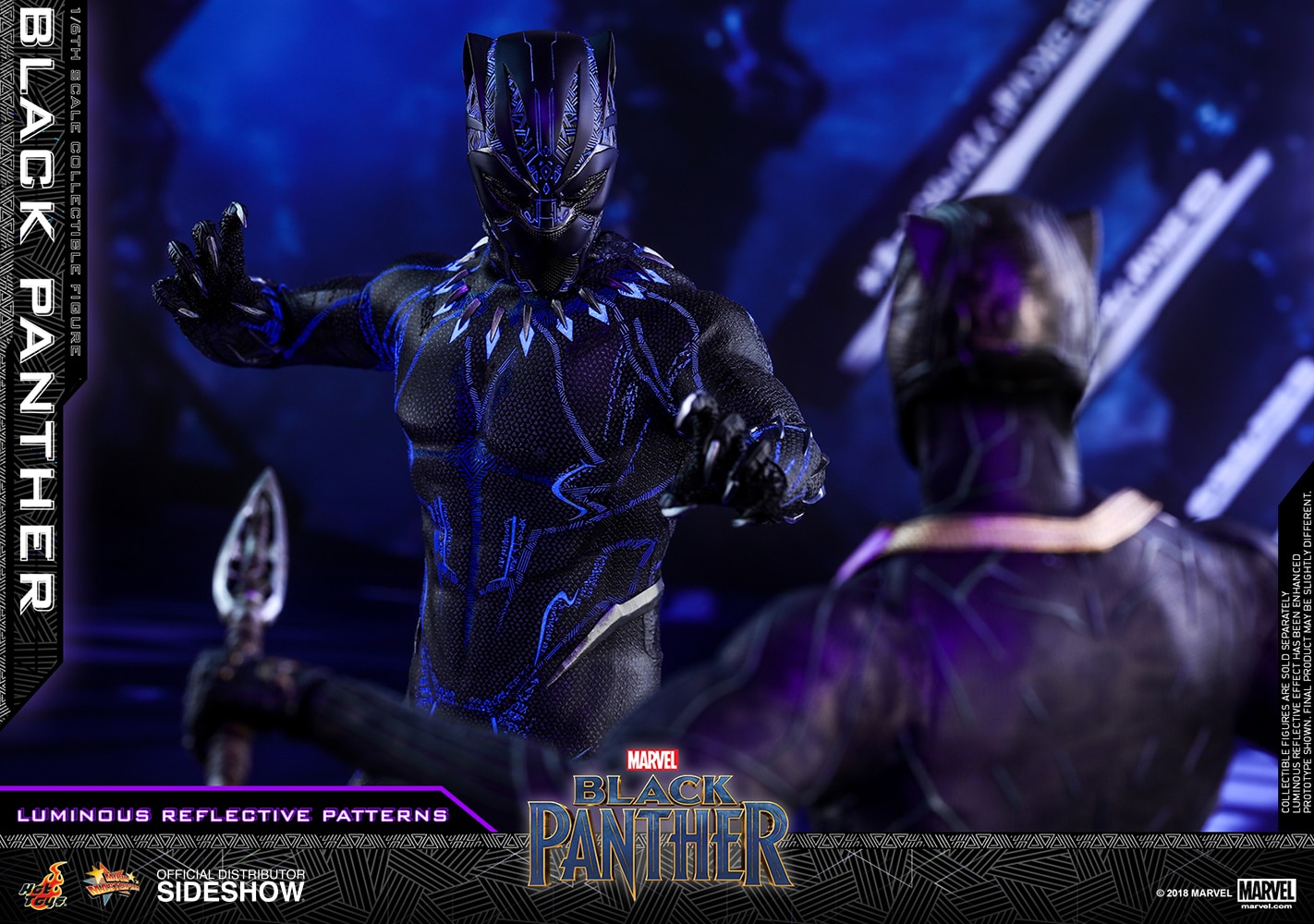 Marvel Black Panther Sixth Scale Figure  (Prototype Shown) View 15
