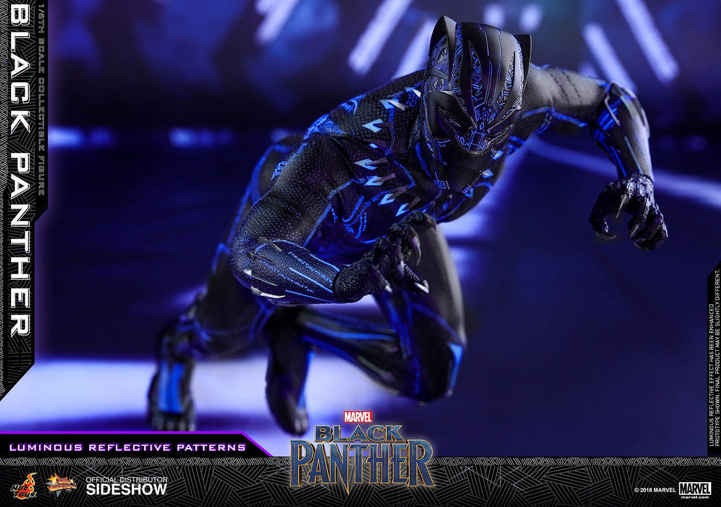 Marvel Black Panther Sixth Scale Figure  (Prototype Shown) View 17