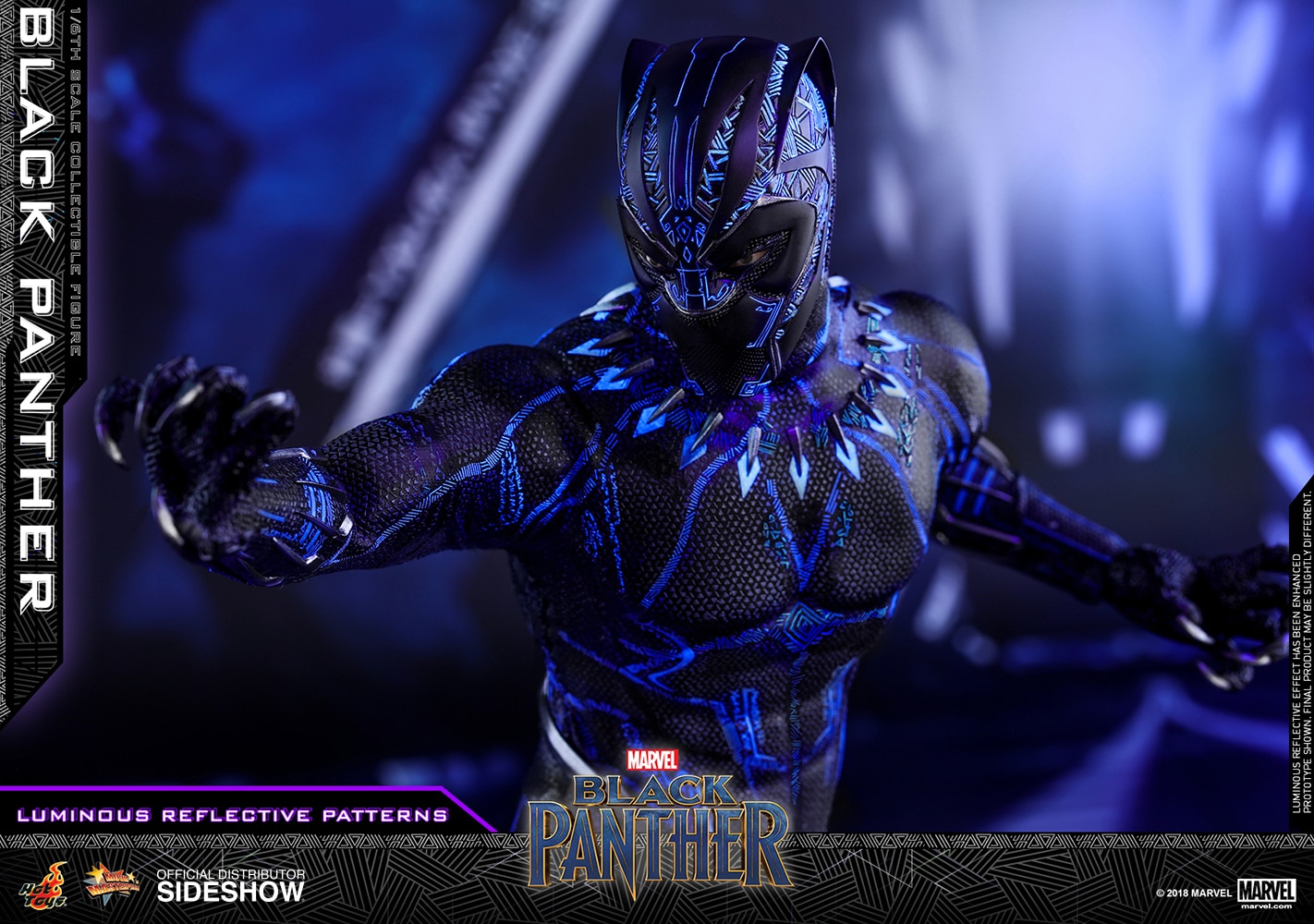 Marvel Black Panther Sixth Scale Figure  (Prototype Shown) View 21