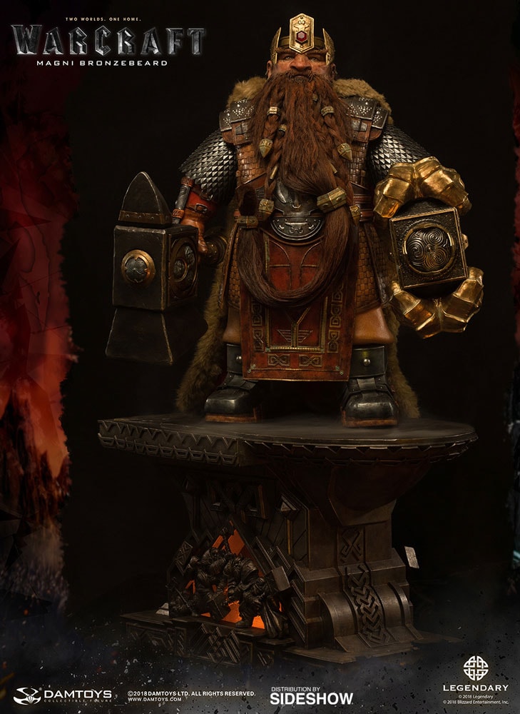 Warcraft Magni Bronzebeard Statues  (Prototype Shown) View 2