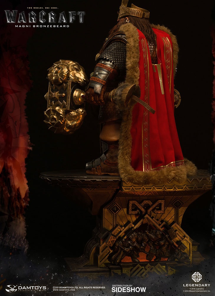 Warcraft Magni Bronzebeard Statues  (Prototype Shown) View 4