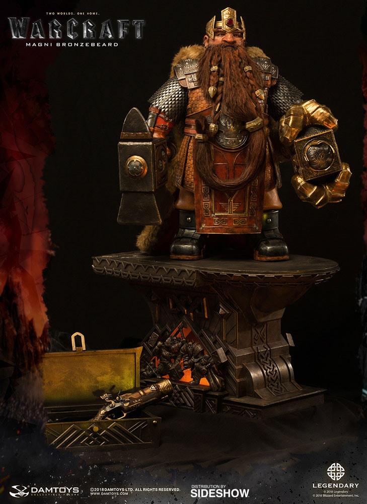 Warcraft Magni Bronzebeard Statues  (Prototype Shown) View 7