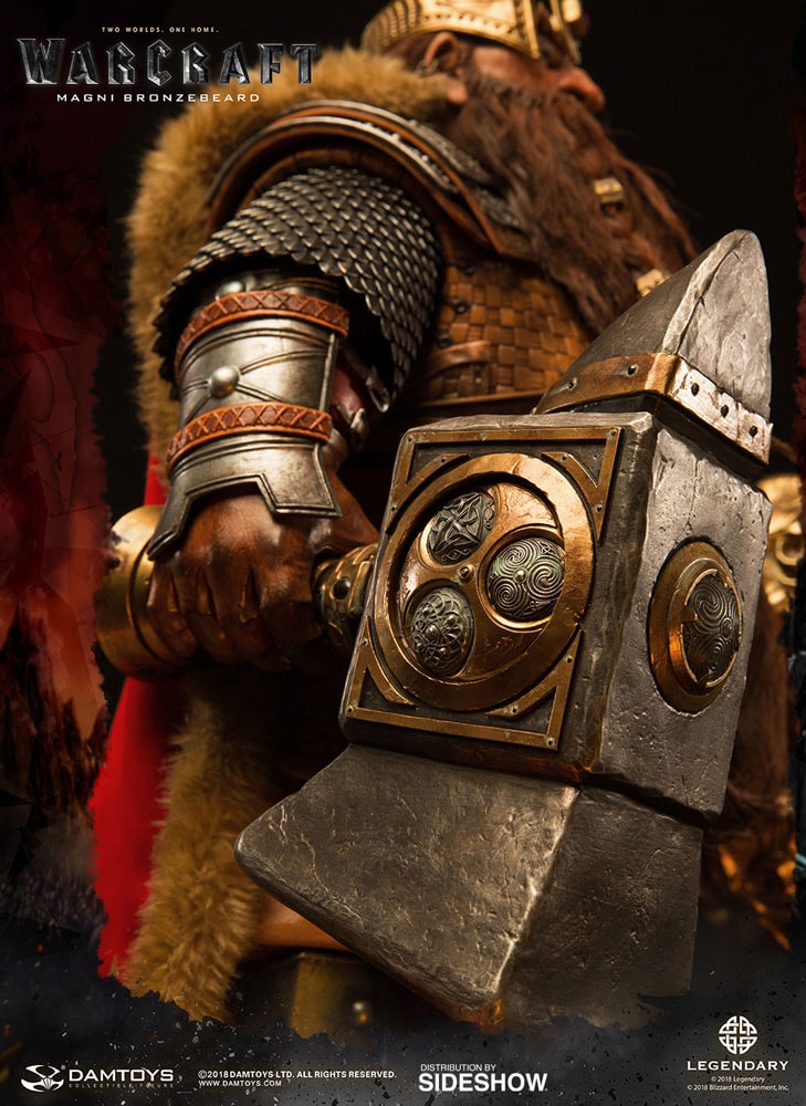 Warcraft Magni Bronzebeard Statues  (Prototype Shown) View 11