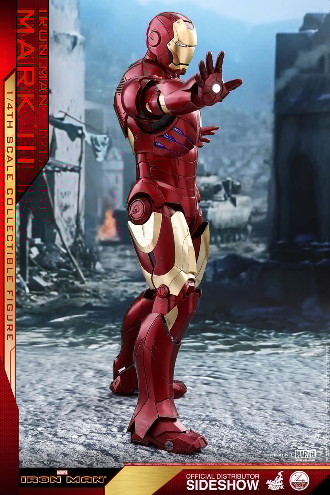 Marvel Iron Man Mark III Quarter Scale Figure by Hot Toys