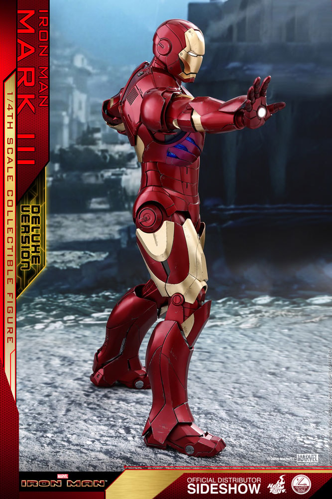 Marvel Iron Man Mark III Deluxe Version Quarter Scale Figure  (Prototype Shown) View 5