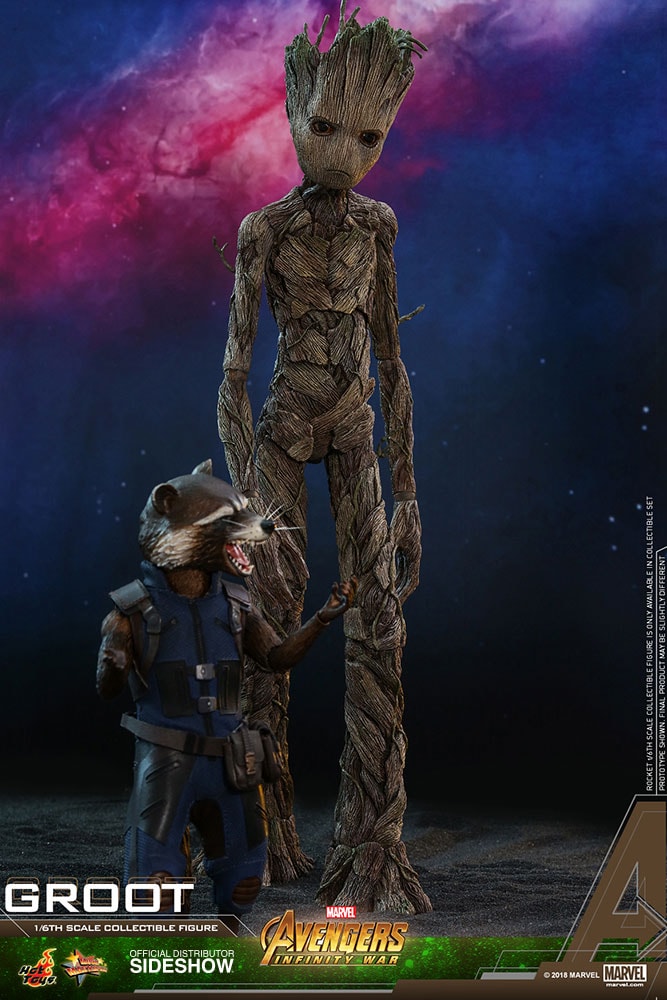 Marvel Groot Sixth Scale Figure by Hot Toys Sideshow Collectibles