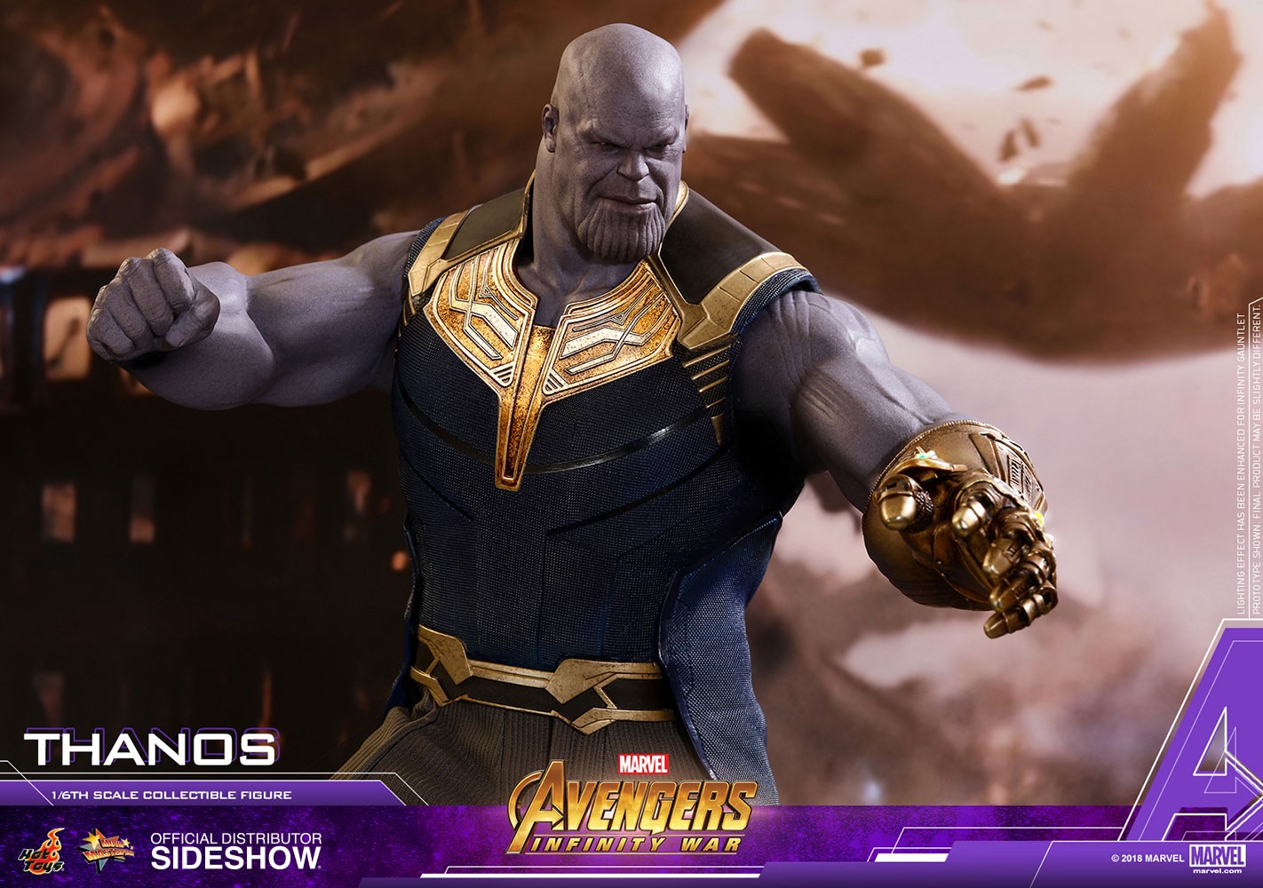 Thanos Infinity War Figure by Hot Toys Sideshow Collectibles