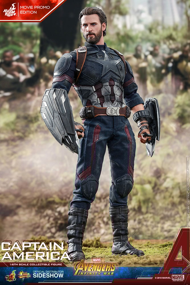 Marvel Captain America Movie Promo Edition Sixth Scale Figure  Exclusive Edition (Prototype Shown) View 2
