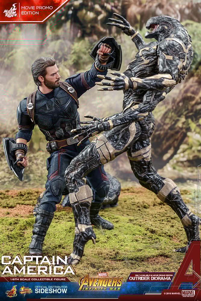 Marvel Captain America Movie Promo Edition Sixth Scale Figure  Exclusive Edition (Prototype Shown) View 3