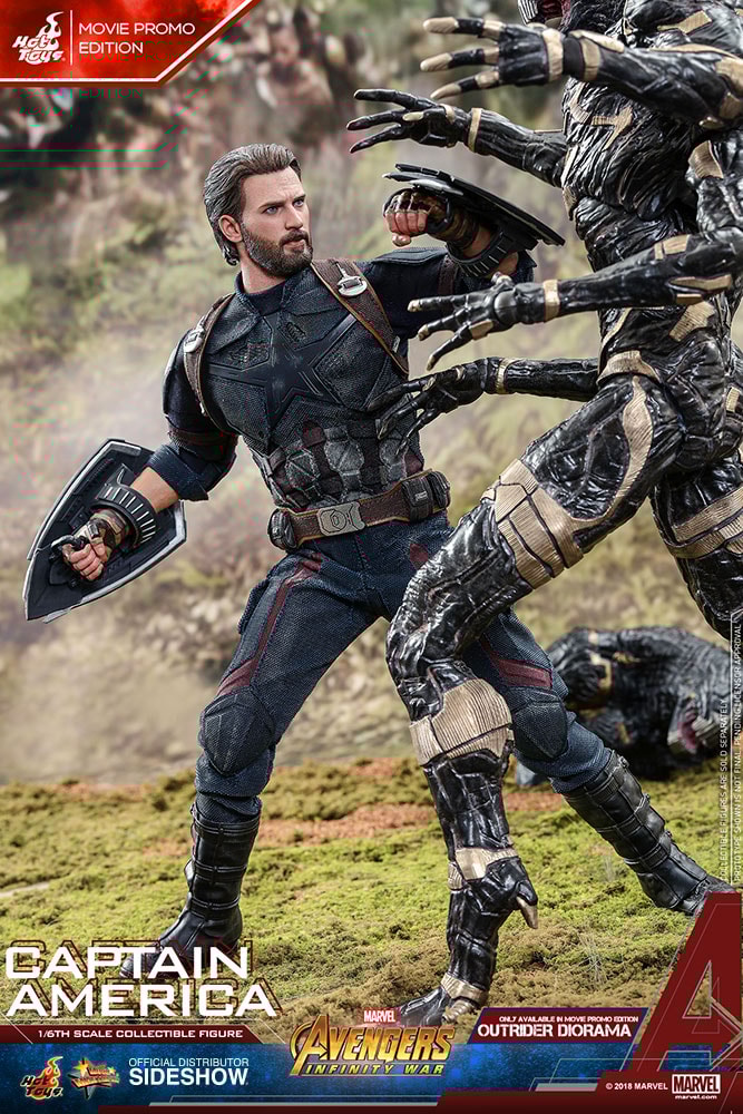 Marvel Captain America Movie Promo Edition Sixth Scale Figure  Exclusive Edition (Prototype Shown) View 4