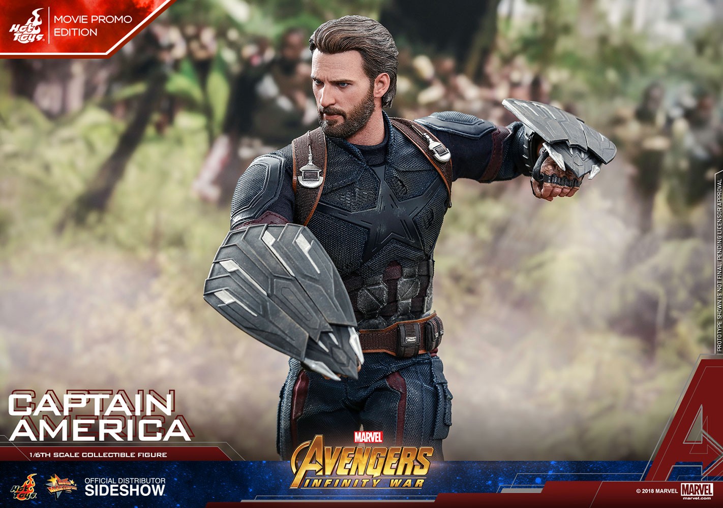 Marvel Captain America Movie Promo Edition Sixth Scale Figure  Exclusive Edition (Prototype Shown) View 13