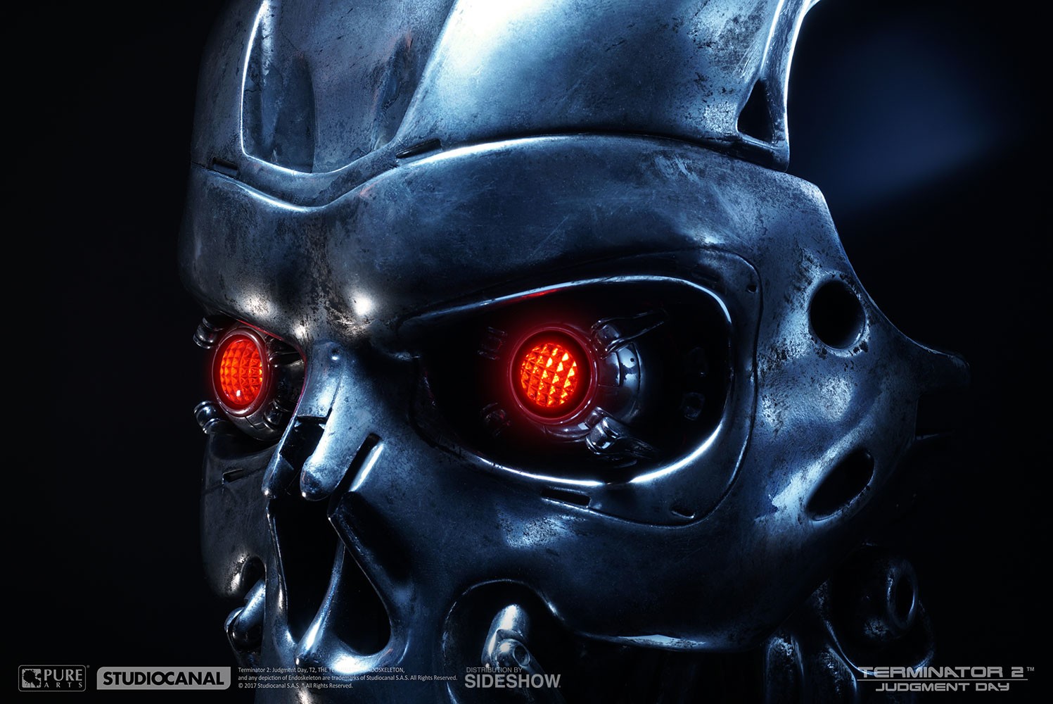 Terminator T-800 Endoskeleton Life-Size Bust  (Prototype Shown) View 5