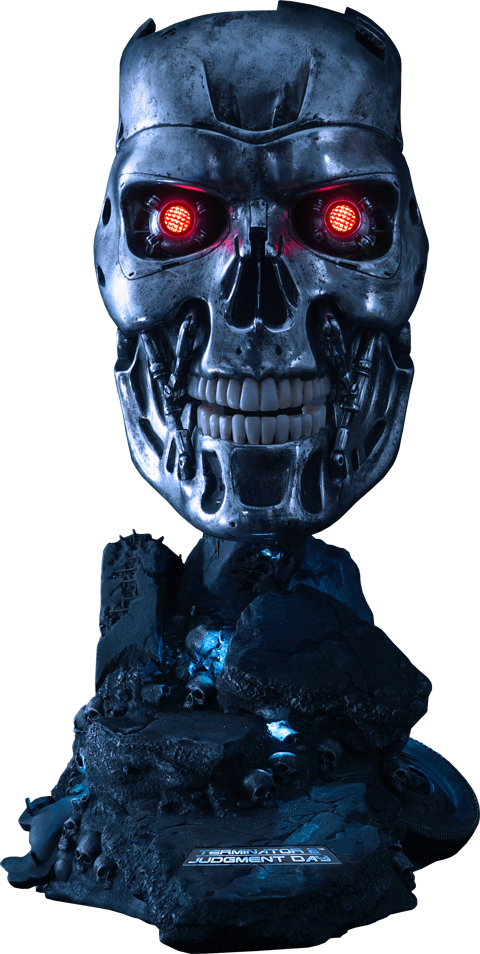 Terminator T-800 Endoskeleton Life-Size Bust  (Prototype Shown) View 16