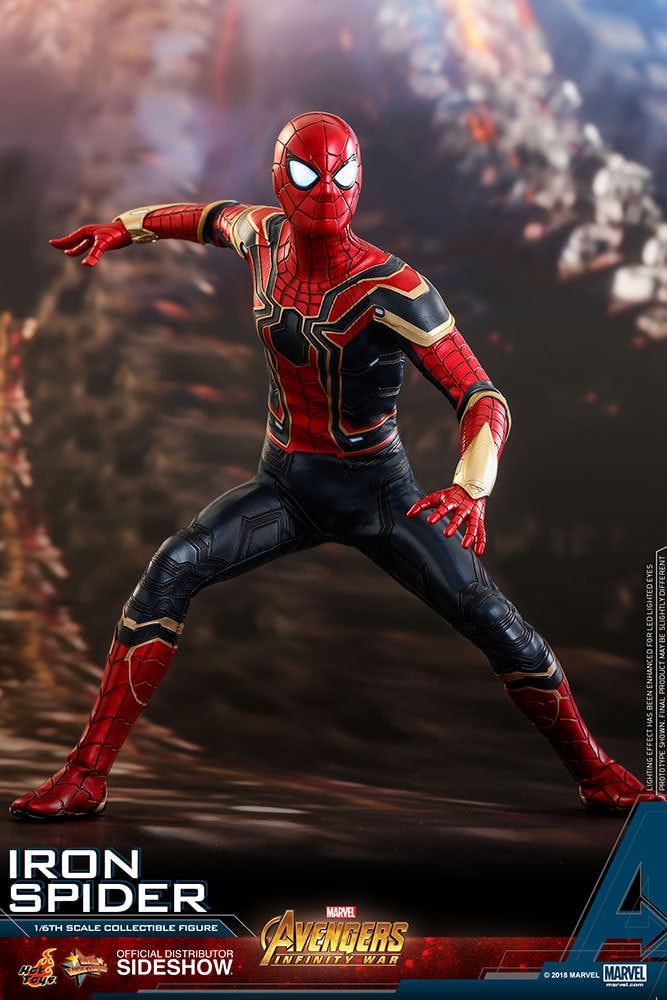 Hot toys spiderman sales infinity war