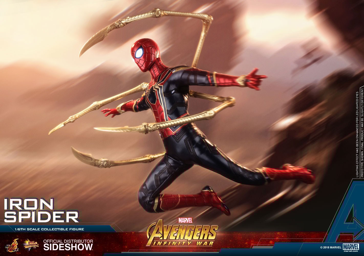 Iron spider hot toys infinity war clearance