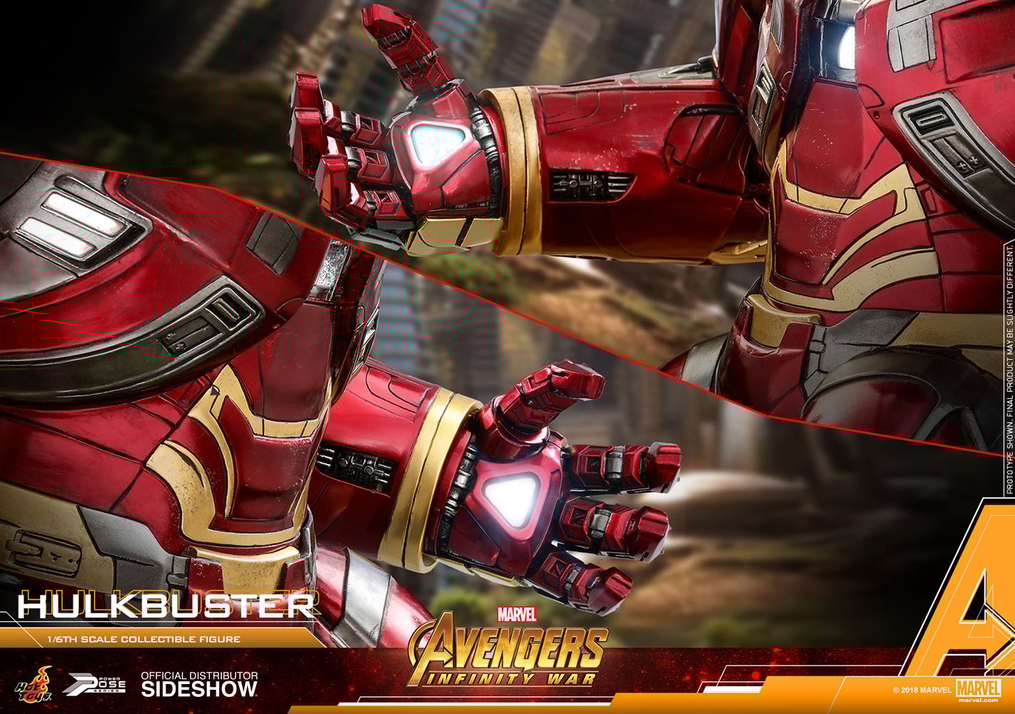 Hot toys hulkbuster store infinity war