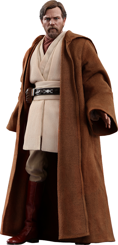 2007.SIDESHOW/STAR WARS“OBI-WAN KENOBI” Sideshow Star Wars Obi-Wan Kenobi 2007 Figure with Hot Toys