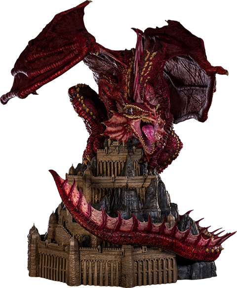 Dungeons & Dragons Klauth Red Dragon Opened Wing Statues  Exclusive Edition View 10