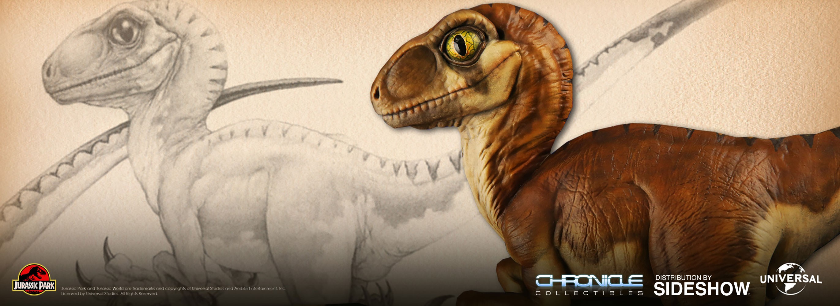 Jurassic Park Crash McCreerys Baby Raptors Diorama  (Prototype Shown) View 4