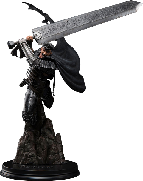 【現金特価】 by Statue Swordsman Black Guts Berserk First Figures 4 コミック・アニメ