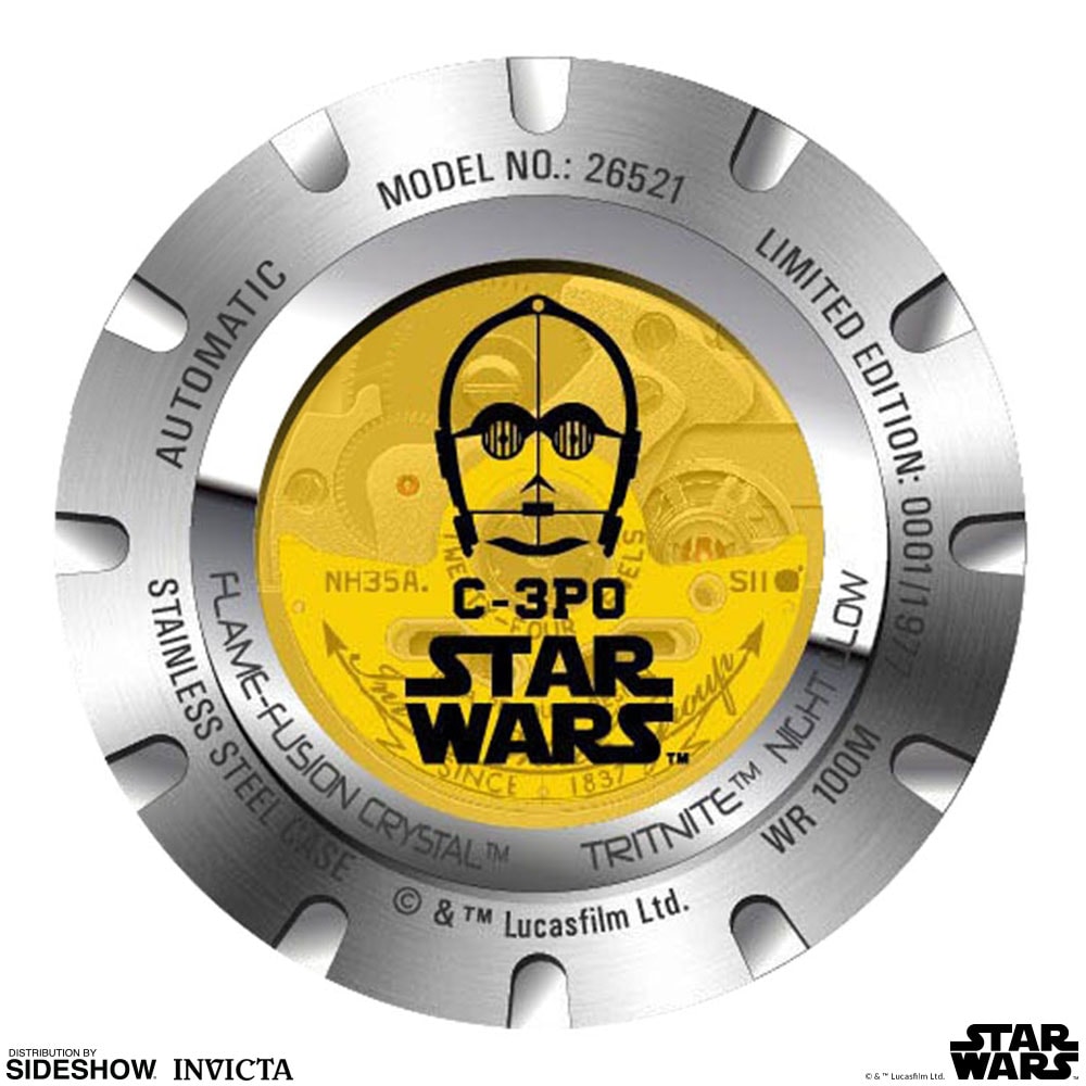 C-3PO Watch - Model 26521 (Prototype Shown) View 2