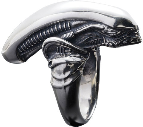 Alien Big Chap Silver Ring