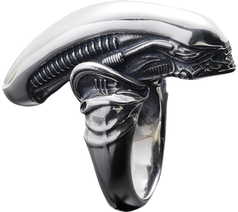 Alien Big Chap Silver Ring