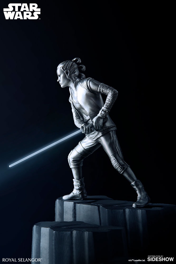 Star Wars Rey Figurine Pewter Collectible  (Prototype Shown) View 2