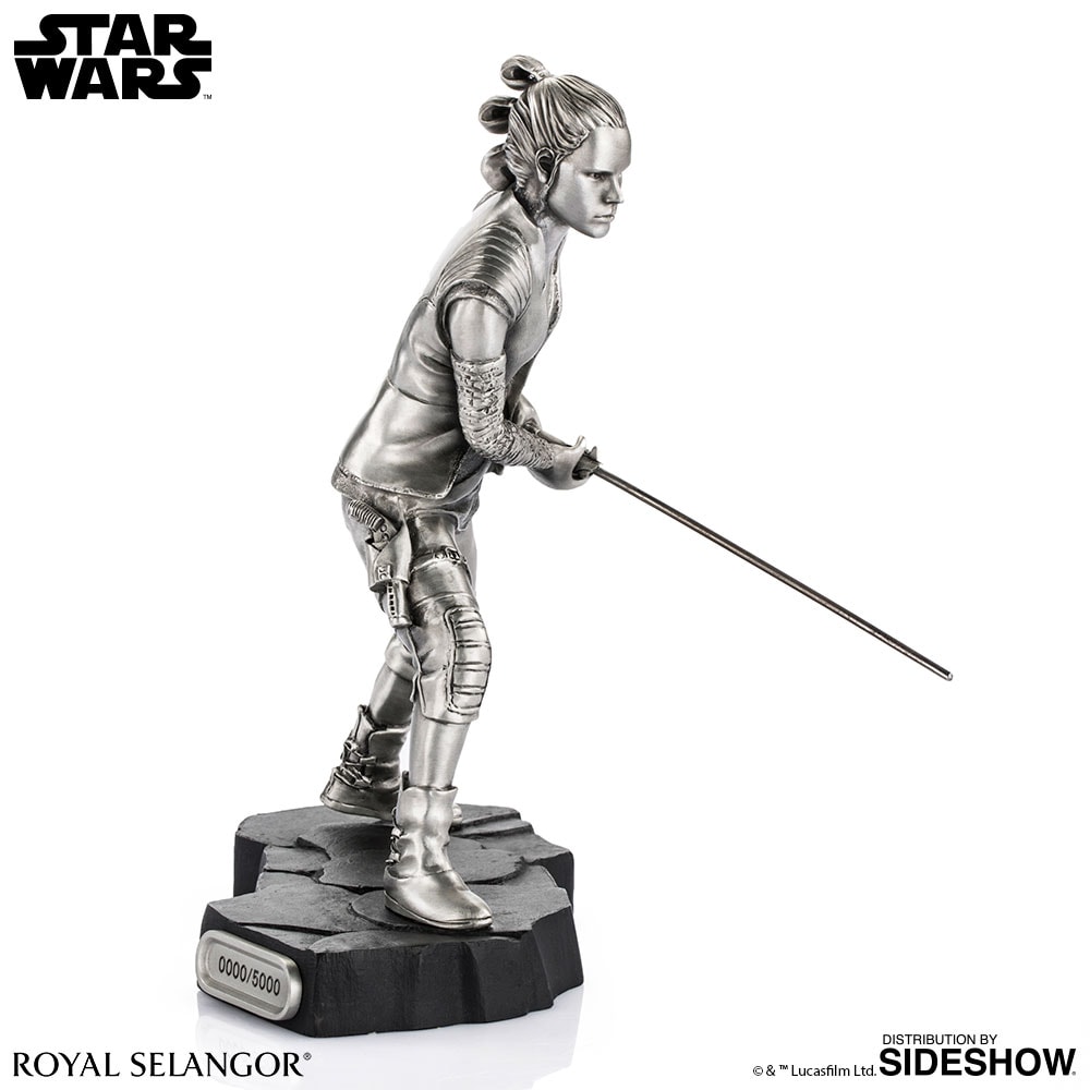 Star Wars Rey Figurine Pewter Collectible  (Prototype Shown) View 4