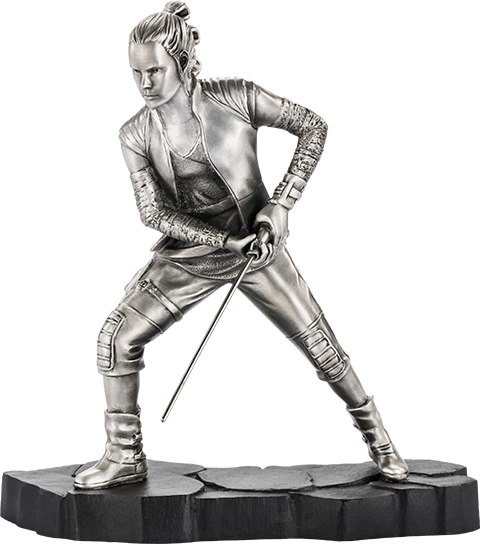 Star Wars Rey Figurine Pewter Collectible  (Prototype Shown) View 9