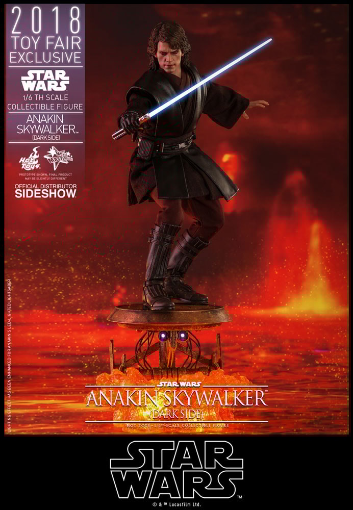 Anakin skywalker hot hotsell toys dark side