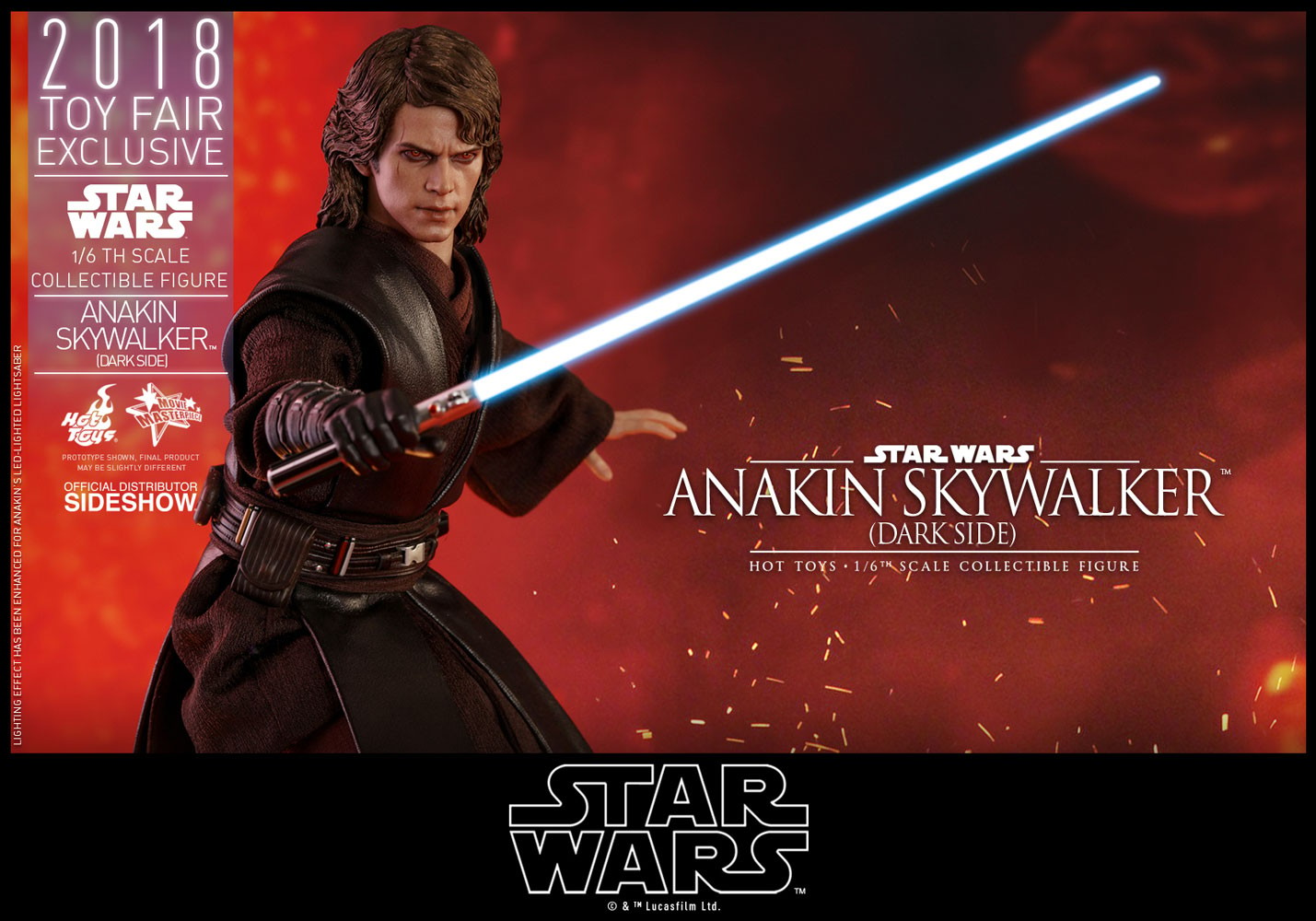 Anakin Skywalker Dark Side Exclusive Edition (Prototype Shown) View 11