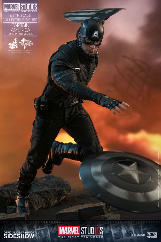 Captain America Concept Art Version Figure | Sideshow Collectibles