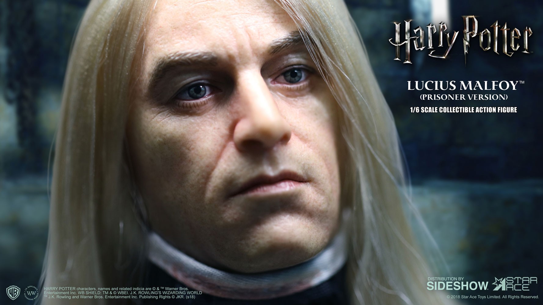 Harry Potter Lucius Malfoy Prisoner Version Sixth Scale Figure  (Prototype Shown) View 3
