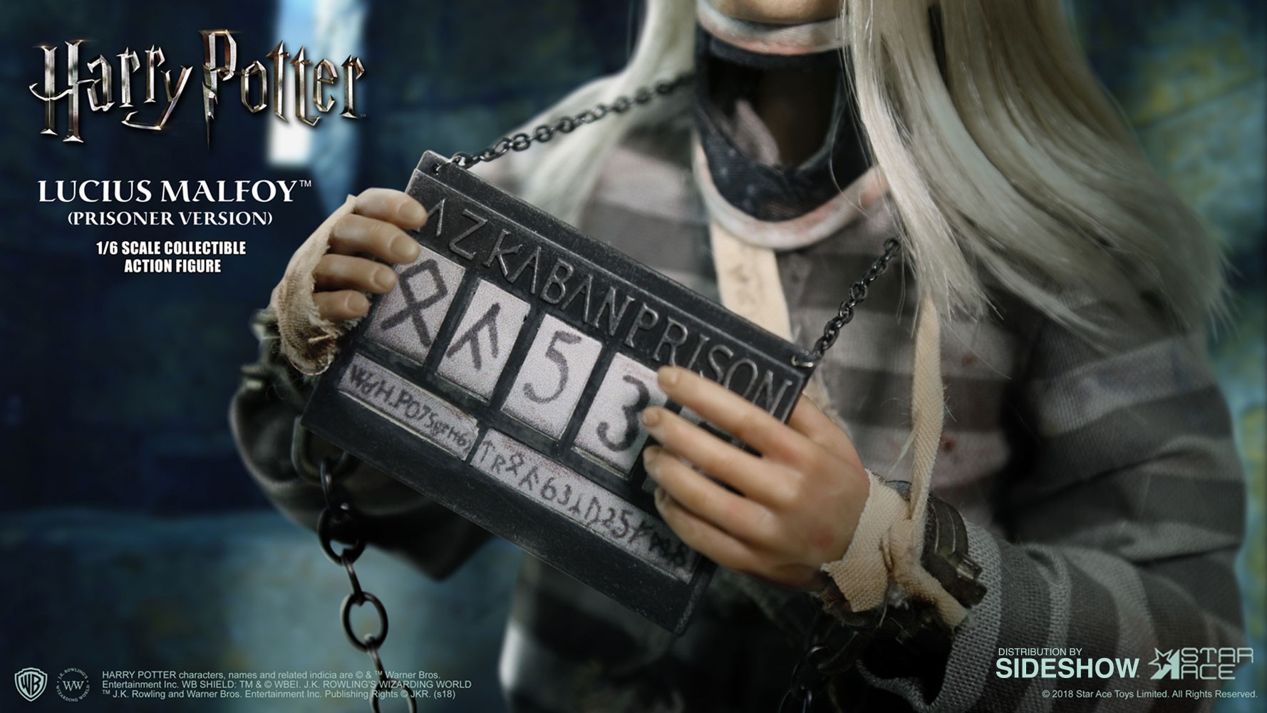 Harry Potter Lucius Malfoy Prisoner Version Sixth Scale Figu