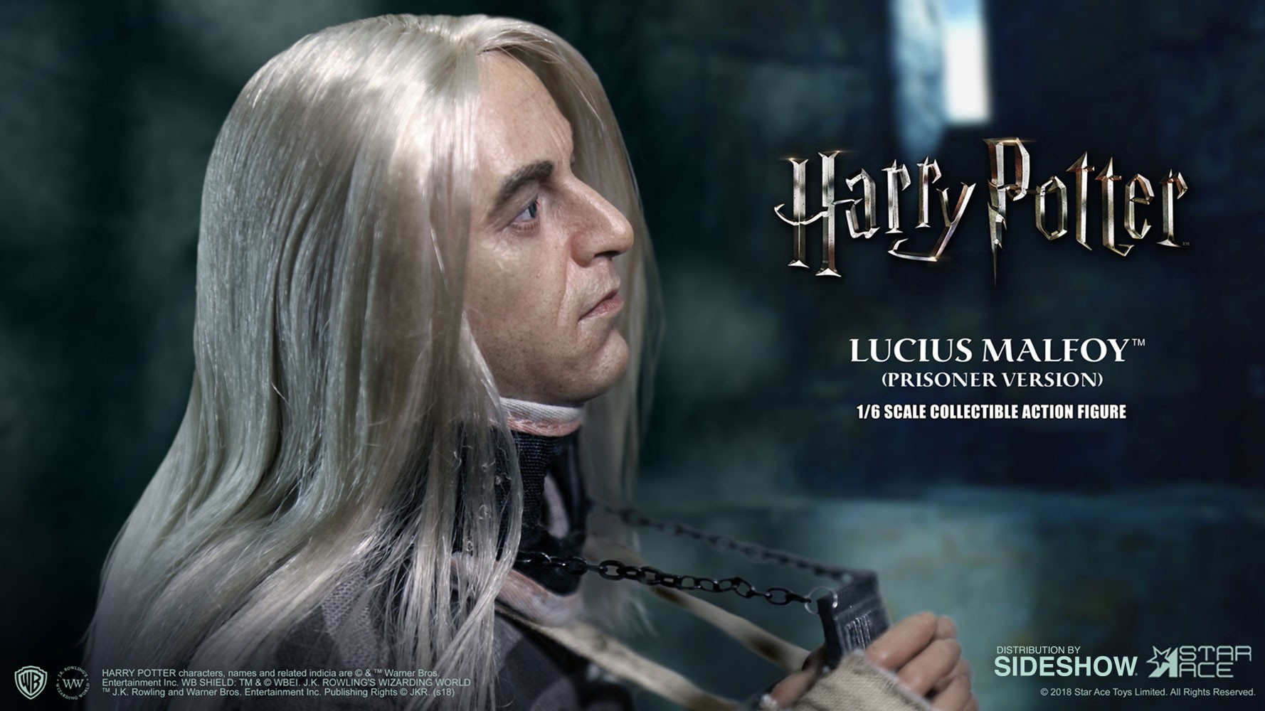 Harry Potter Lucius Malfoy Prisoner Version Sixth Scale Figure  (Prototype Shown) View 6