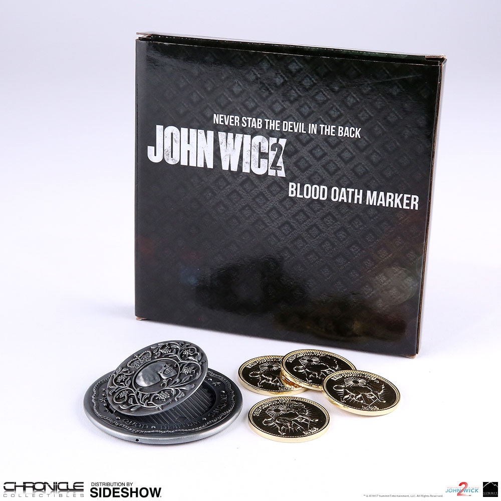 John Wick Blood Oath Marker Prop Replica  (Prototype Shown) View 2