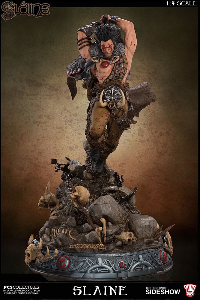 2000 AD Slaine Statues  Collector Edition (Prototype Shown) View 1