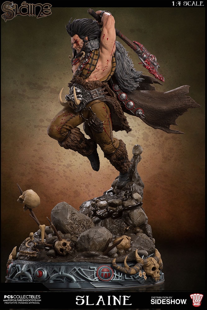 2000 AD Slaine Statues  Collector Edition (Prototype Shown) View 3