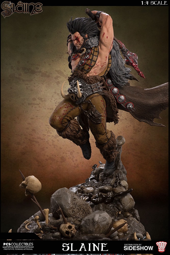 2000 AD Slaine Statue by Pop Culture Shock | Sideshow Collectibles