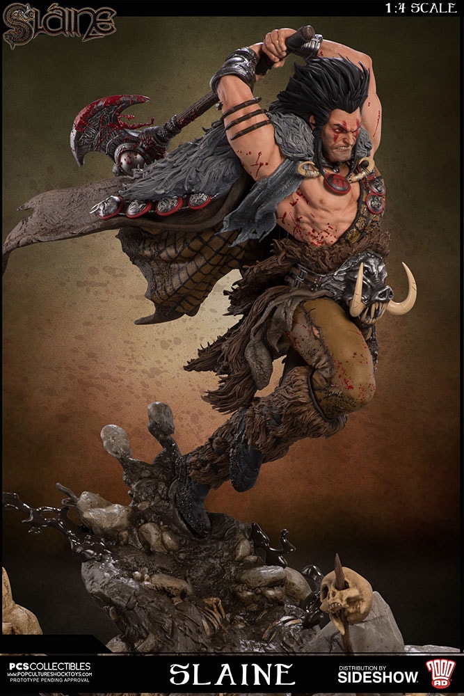 2000 AD Slaine Statues  Collector Edition (Prototype Shown) View 8