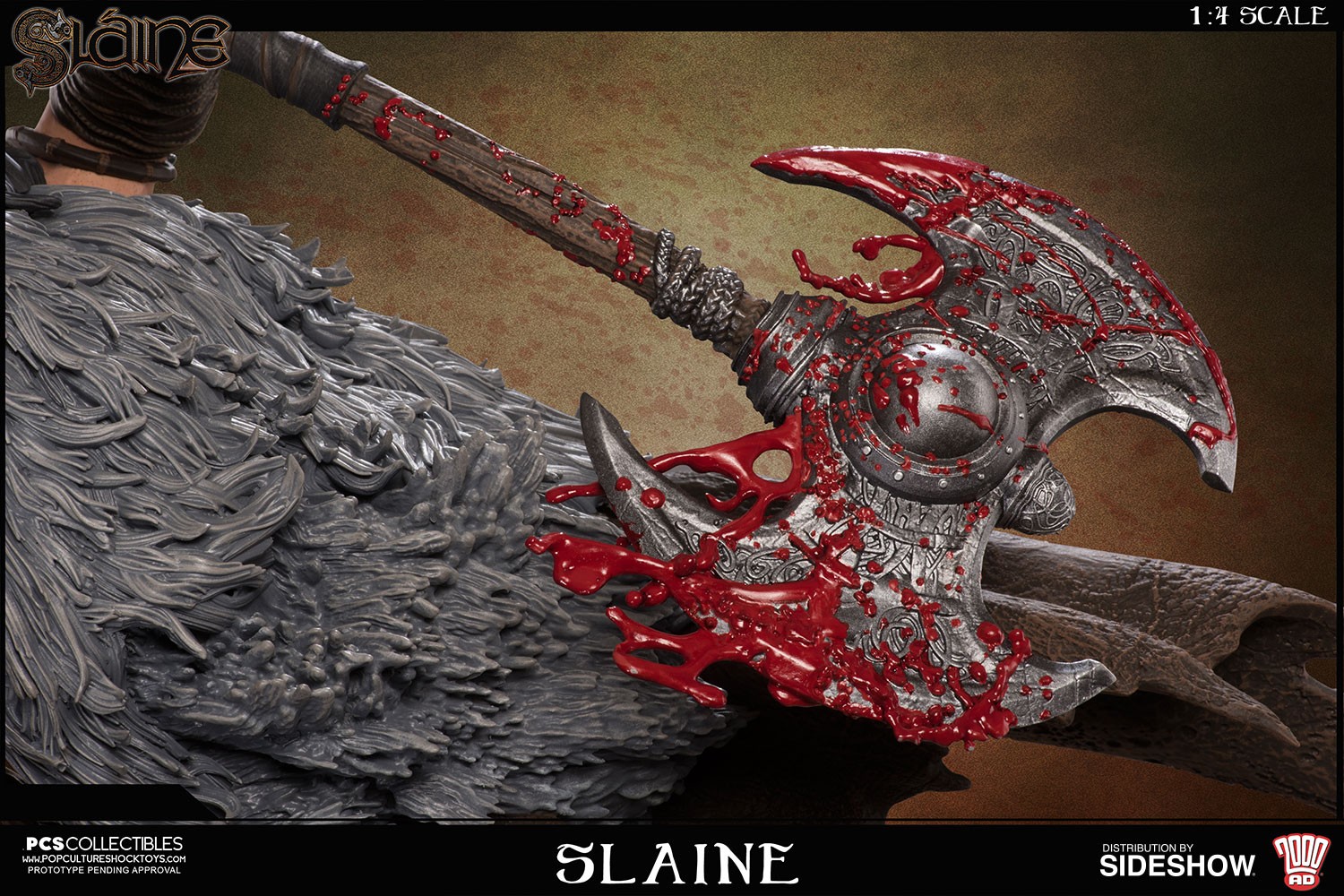 2000 AD Slaine Statues  Collector Edition (Prototype Shown) View 20