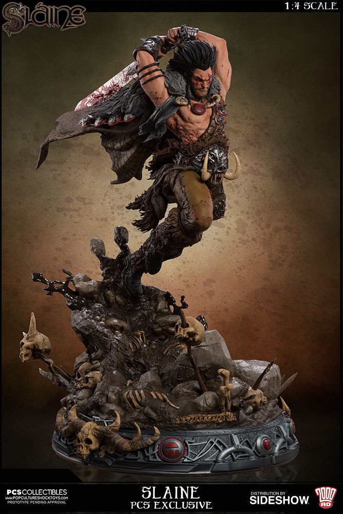2000 AD Slaine Statues  Exclusive Edition (Prototype Shown) View 2