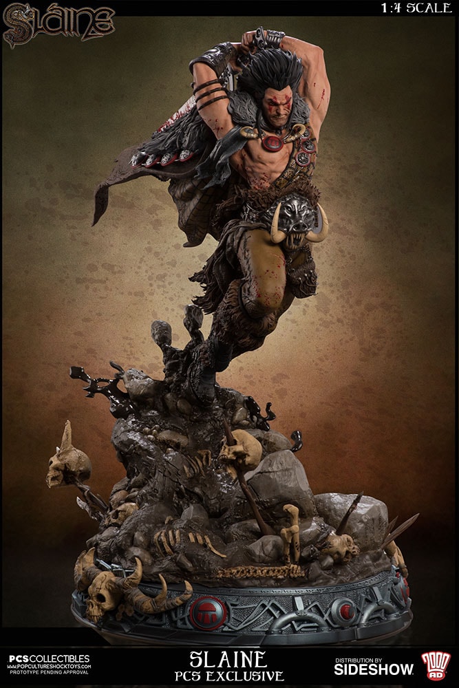 2000 AD Slaine Statues  Exclusive Edition (Prototype Shown) View 3