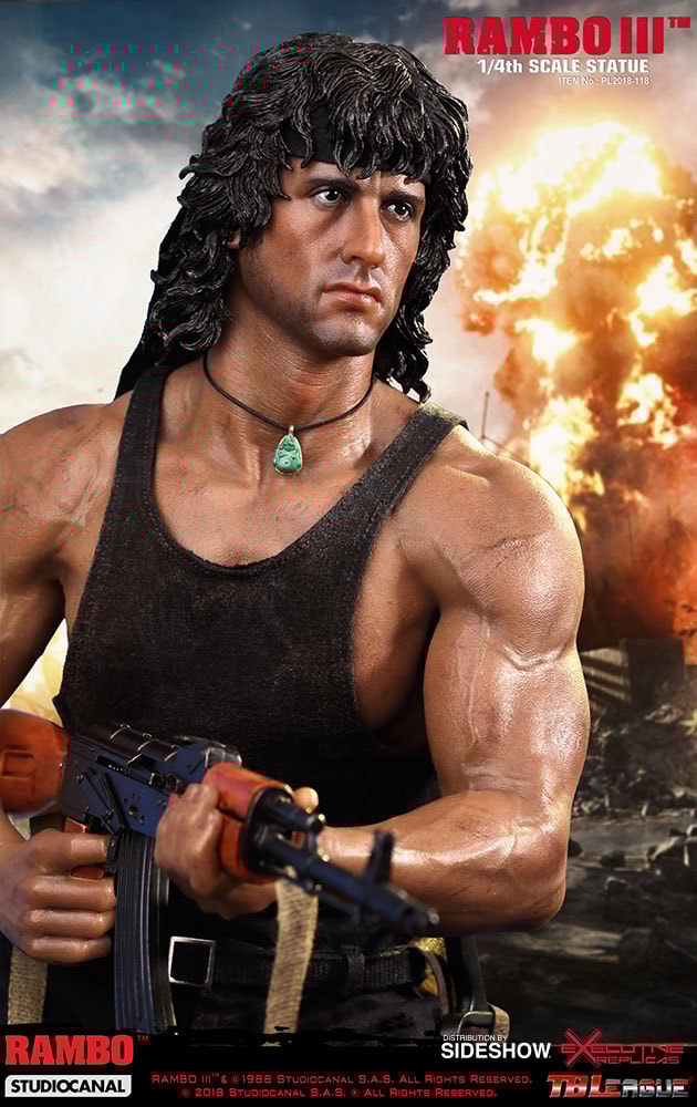 Rambo III 1/4 Scale Statue by Phicen /Extremely Rare