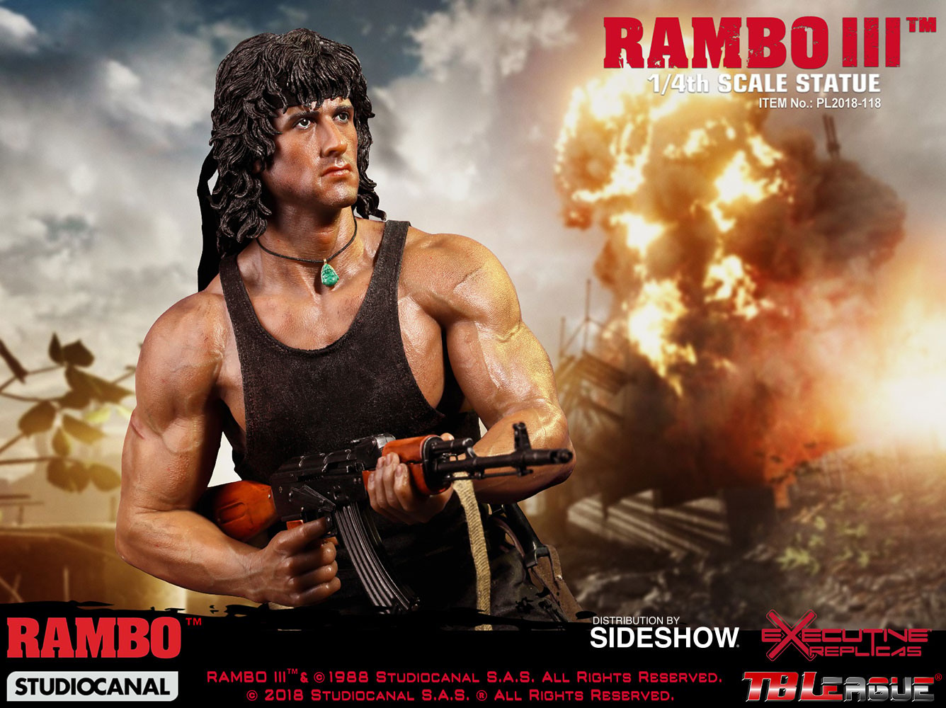Rambo Rambo III Statues  (Prototype Shown) View 5