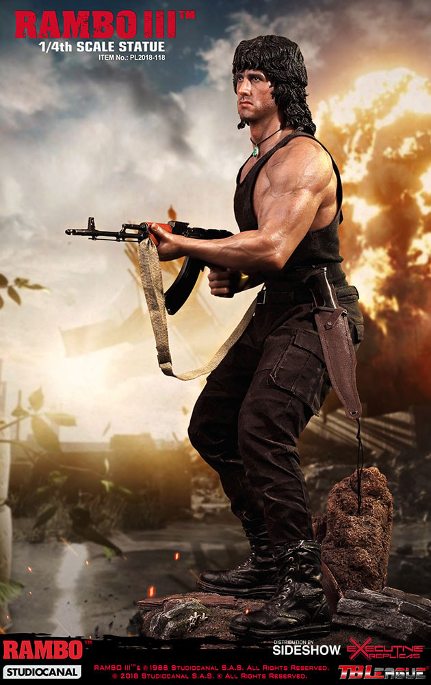 Rambo Rambo III Statues  (Prototype Shown) View 9
